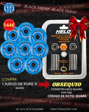 JUEGO DE RUEDAS ( 8UDS) KONIXX PURE-X CON OBSEQUIO